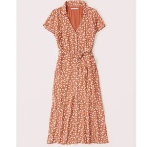 Abercrombie and Fitch Midi Floral Dress